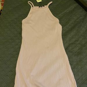 Purple halter top dress